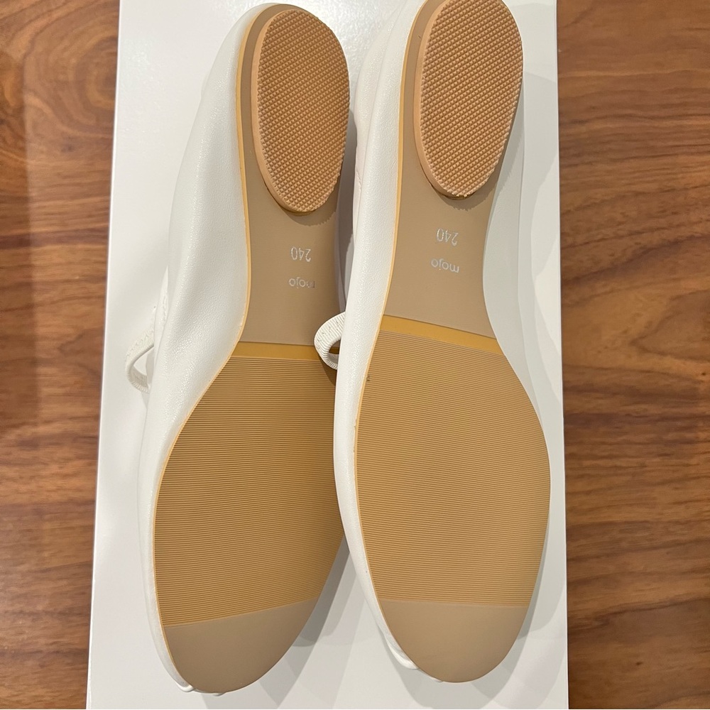Shop Peche Parker white ballet flat / Mary Jane - Picture 3 of 3